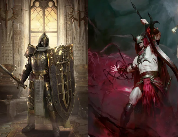 diablo 4 Warlock vs. Paladin